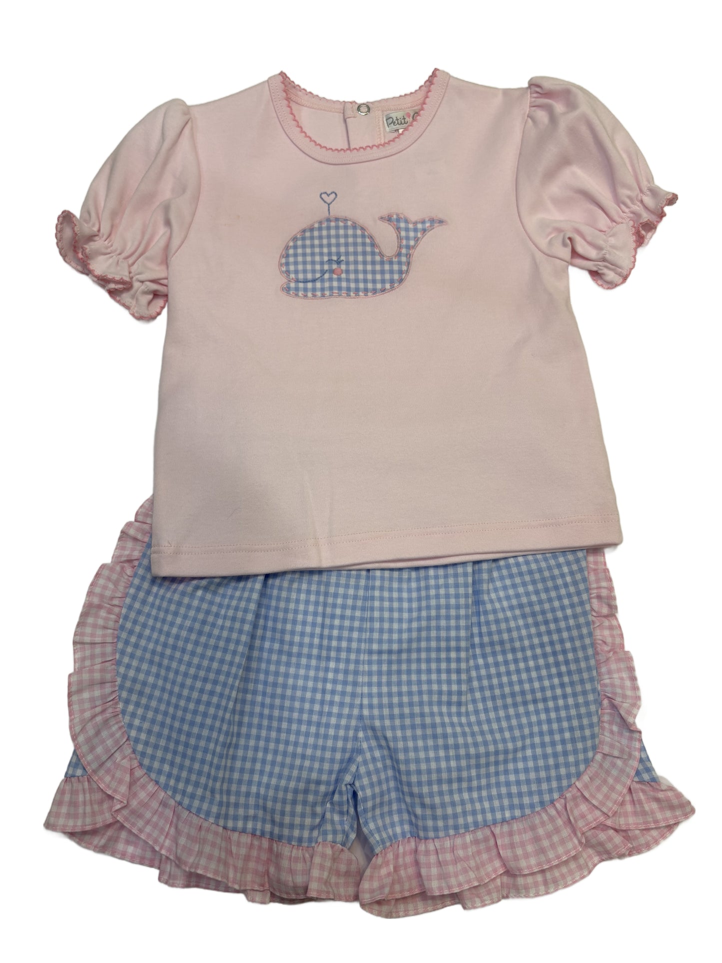 Girls Whale Shorts Set 4130