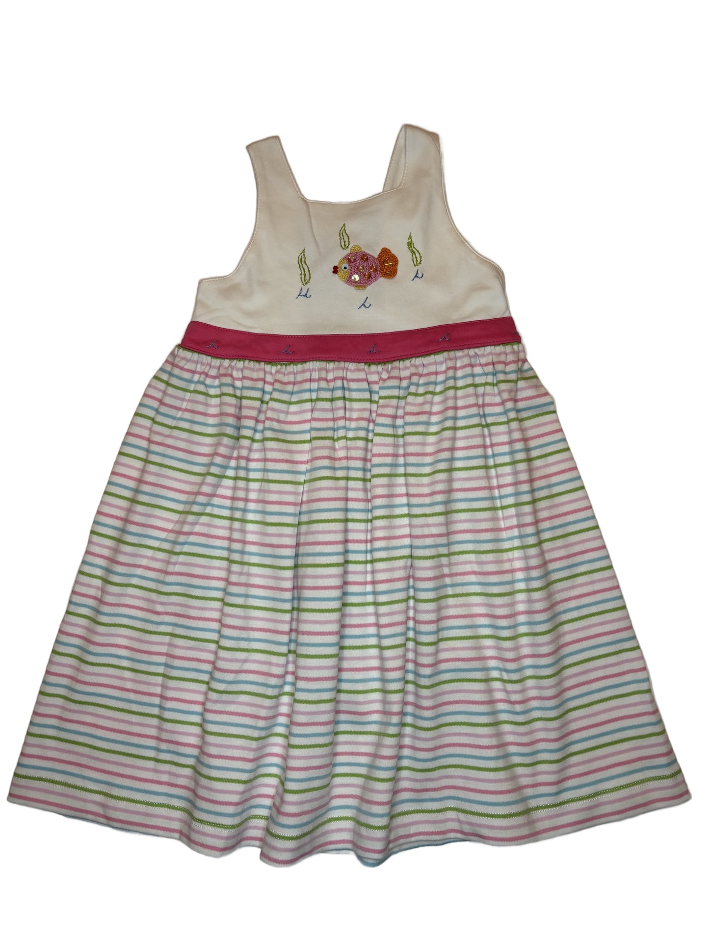 Zig Zag Fish Sun Dress