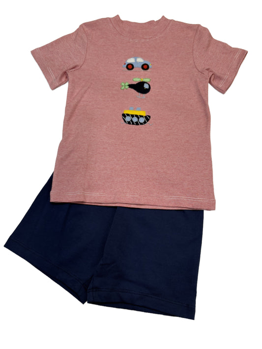 Beep Whirl Toot Shorts Set