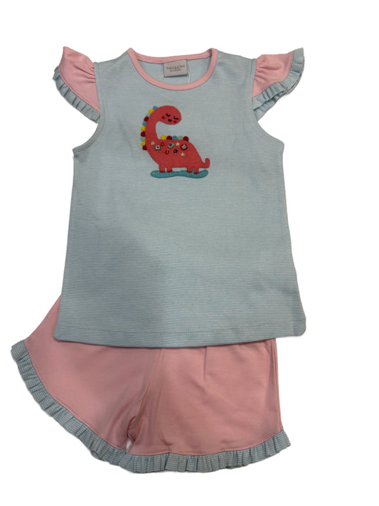 Dinah Short Set with Ruffles