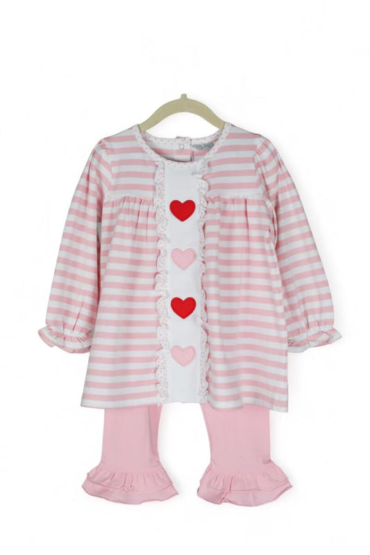 Heart Girl Pants Set