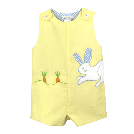 Yellow Bunny Applique Jon Jon
