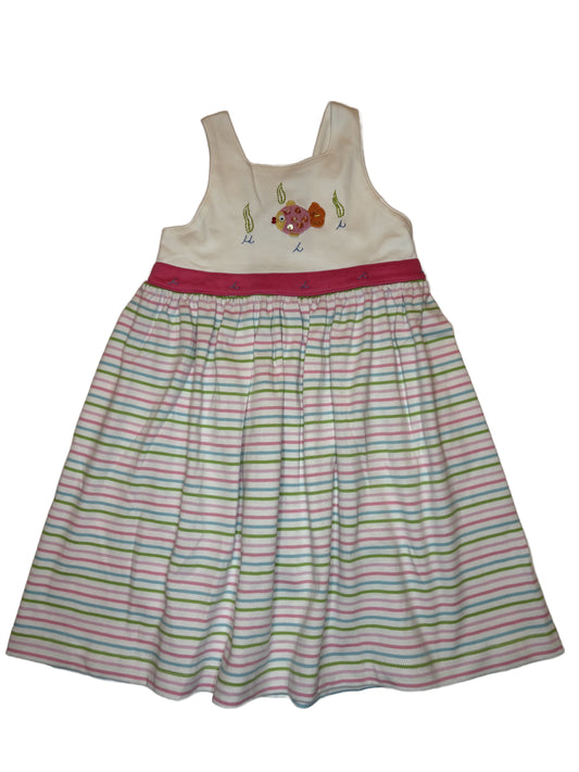 Zig Zag Fish Sun Dress